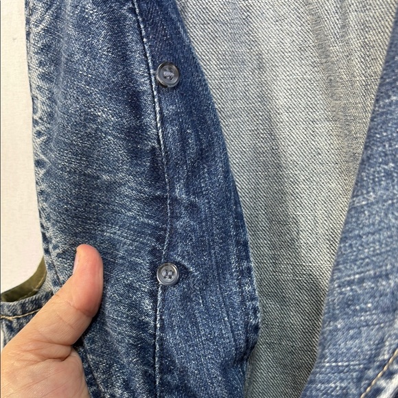 Esprit Blue Denim Vest: - Picture 5 of 7
